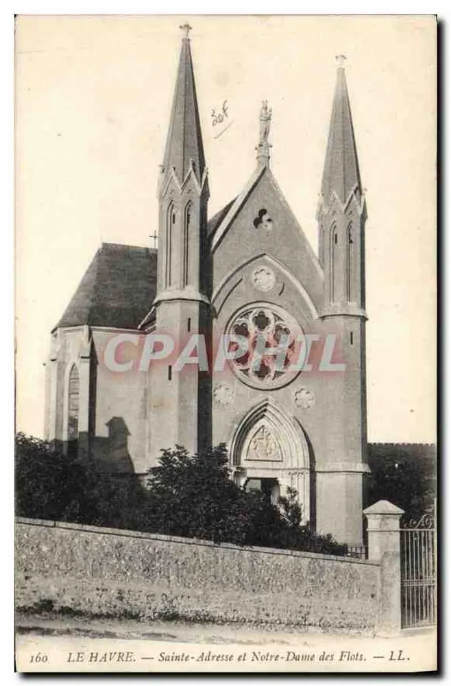 Le Havre — Sainte-Adresse et Notre-Dame des Flots — LL. — n° 160 - Recto