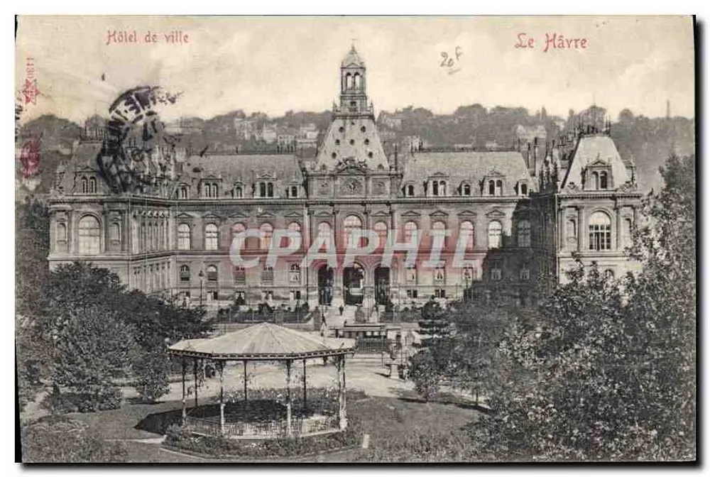 Hôtel de ville — Le Havre — onbekende uitgever, serie-nummer niet zichtbaar - Voorkant