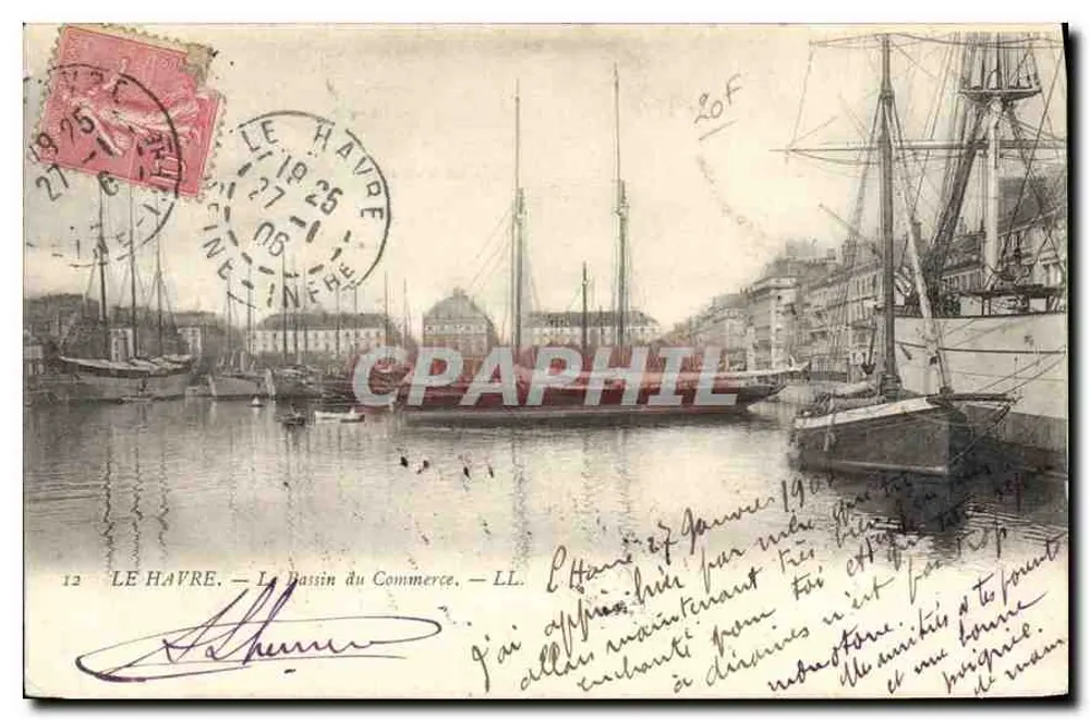 Le Havre — Le Bassin du Commerce — LL - Vorderseite