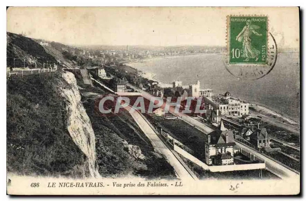 Le Nice-Havrais - Vue prise des Falaises - LL - Recto