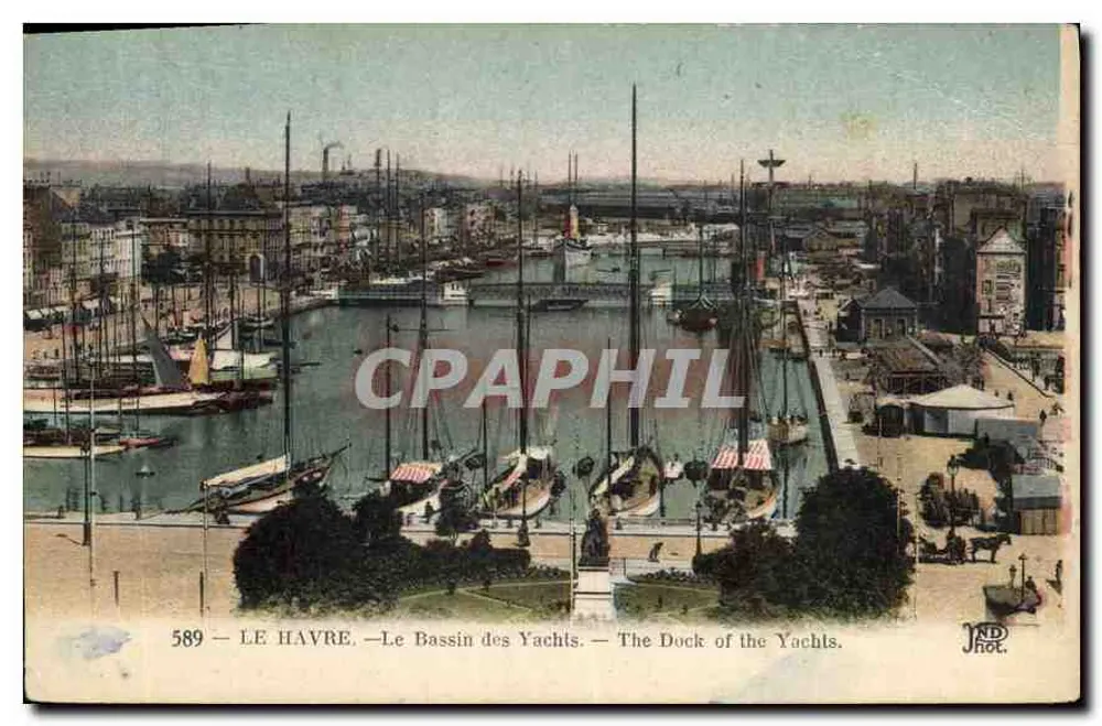 Le Havre — Der Yacht-Hafen — JAD HÔT. n°589 - Vorderseite