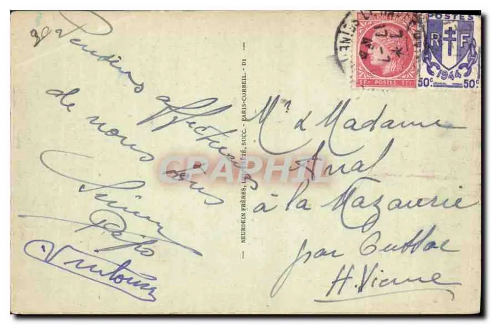 Le Havre — Der Yacht-Hafen — JAD HÔT. n°589 - Rückseite
