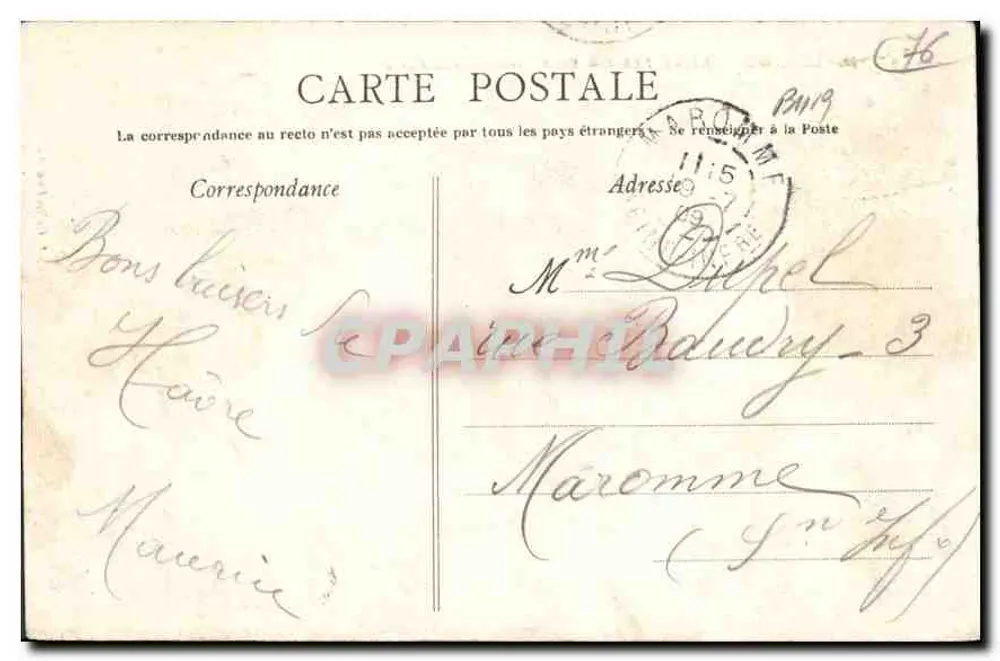 Le Havre-Sainte-Adresse — Vue Générale du Nice-Havrais — Éditeur AD, n° 59 - Verso