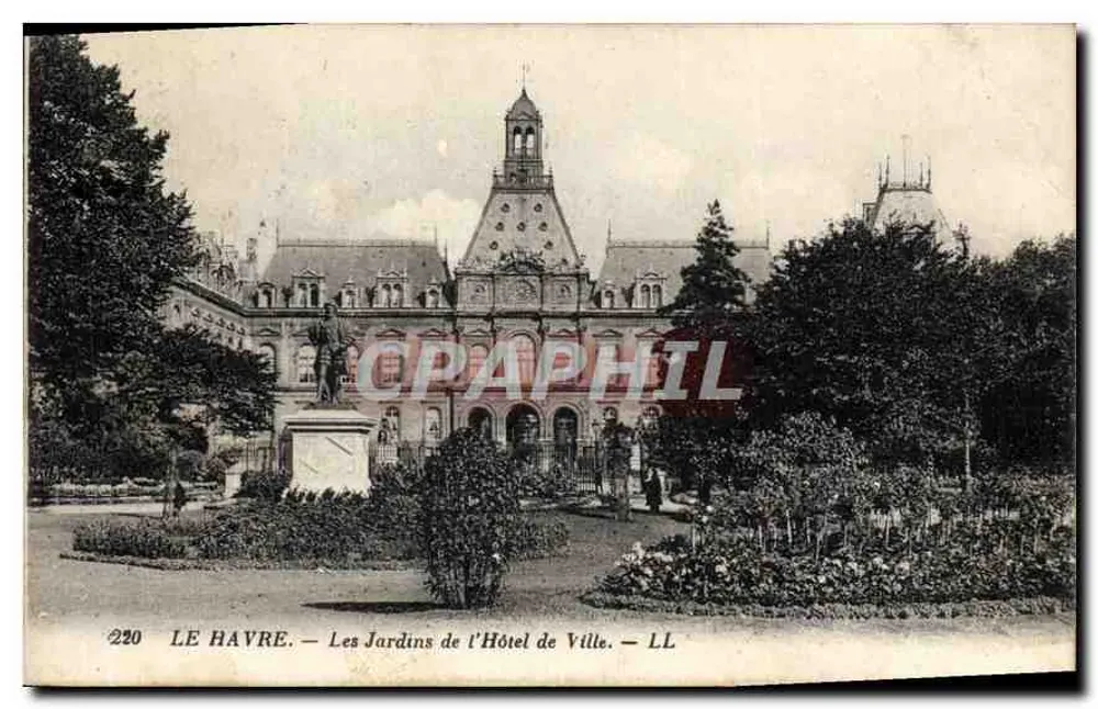 Le Havre — Die Gärten des Rathauses — LL - Vorderseite