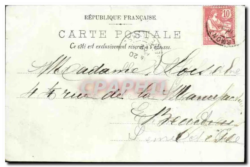 Le Havre — Aussteigen vom Schiff der Trouville — Augustin Normand, LL. - Rückseite
