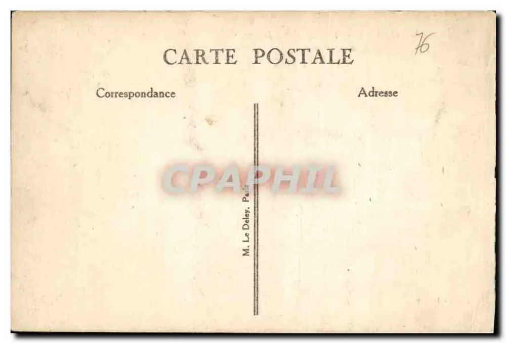Le Havre — Kirche Notre-Dame und Rue de Paris — n°202 - Rückseite