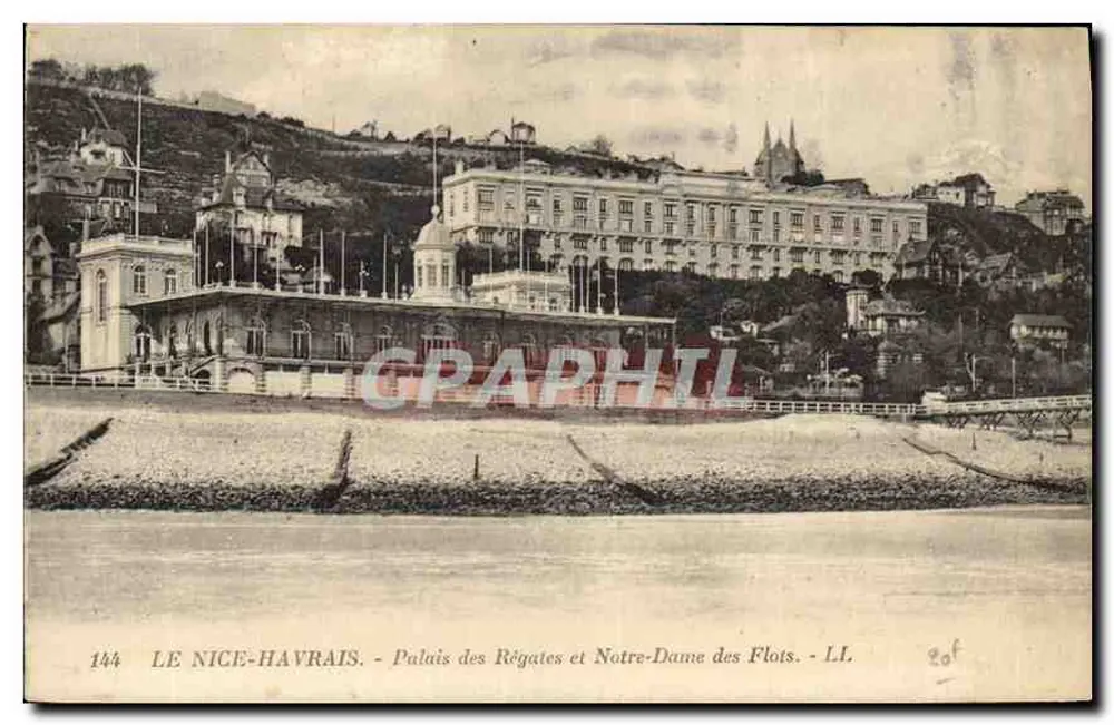 Le Nice-Havrais - Palast der Regatten und Notre-Dame des Flots - LL - Vorderseite