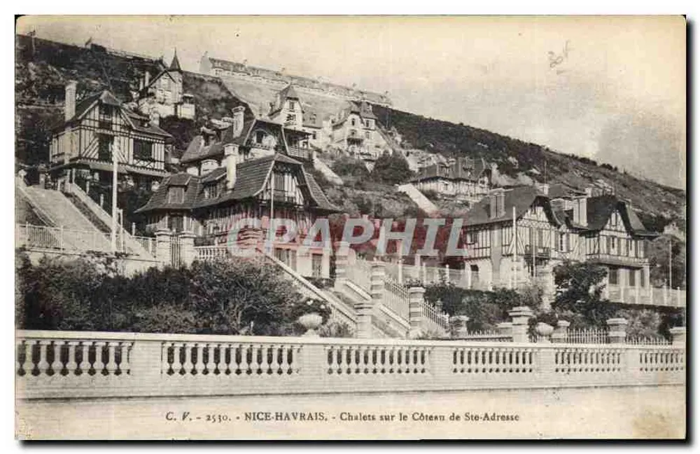 Chalets auf dem Côteau de St-Adresse — Nice-Havrais — C.P. 2530 - Vorderseite