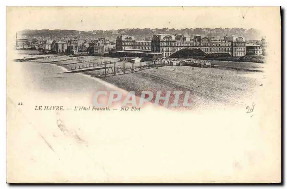 Le Havre — O Hotel Frascati — ND Fot. - Frente