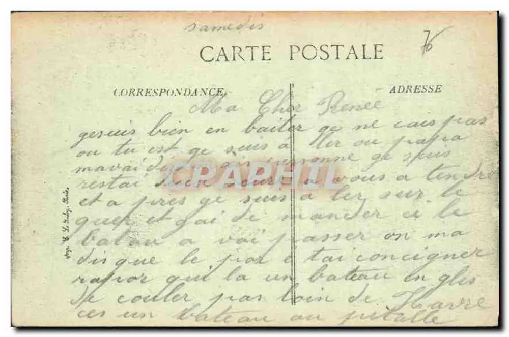 Le Havre — Panorama de la Rue de Paris — Editor EDP, n° 161 - Reverso