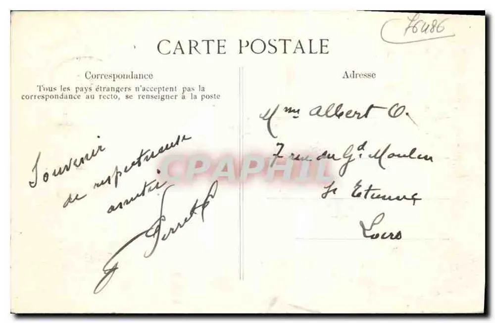 Le Havre — Übersicht der Boulevards Felix-Faure und Dufayel — anonymer Verlag, Nr. 253 - Rückseite