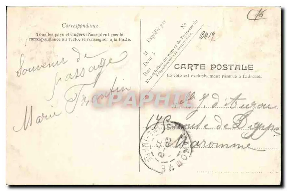 Le Havre — O Museu — Editor não identificado, número de série não visível - Verso