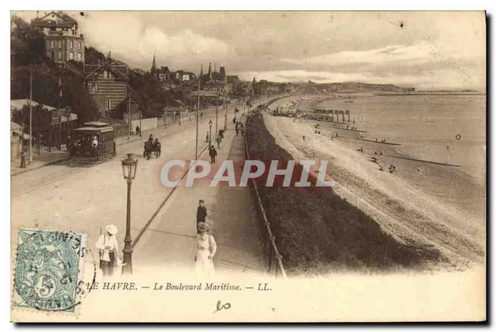 Le Havre — O Boulevard Marítimo — LL. - Frente