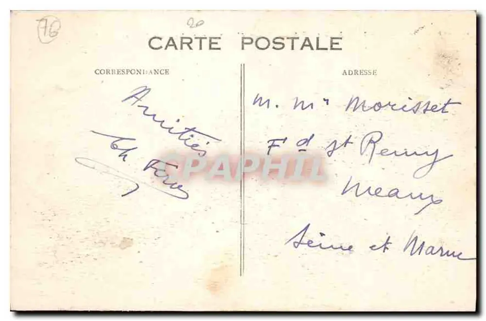 Le Havre — Place Gambetta und Rue de Paris — G. Le Havre, n°223 - Rückseite