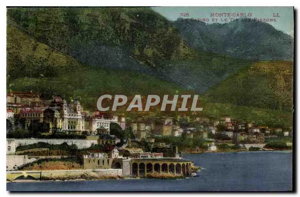 Monte-Carlo — Das Casino und das Schießen auf Tauben — LL n°328 - Vorderseite
