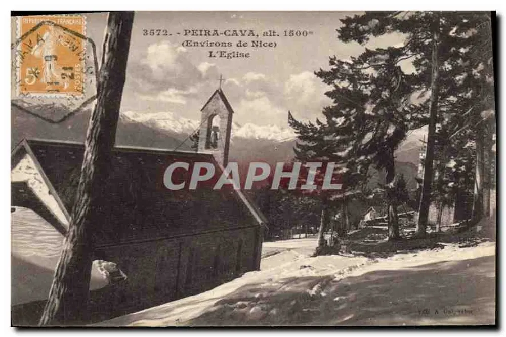 Peira-Cava, alt. 1500m — A Igreja — Editor A. Gal-ribes - Frente