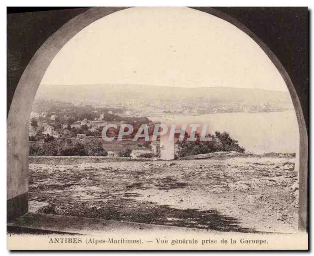 Antibes (Alpes-Maritimes) — Allgemeiner Blick von der Garoupe — Imp. Créteil, Paris-Cobell - Vorderseite