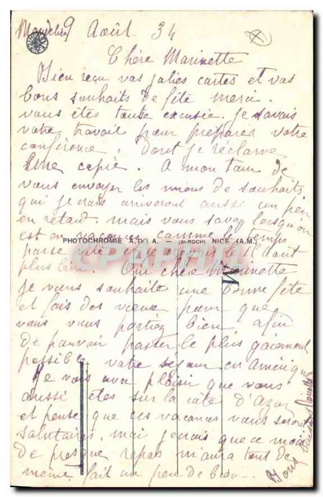 Le Trayas — A Corniche d'Or — Vista geral — editor A.T.I.A. n°3187 - Verso