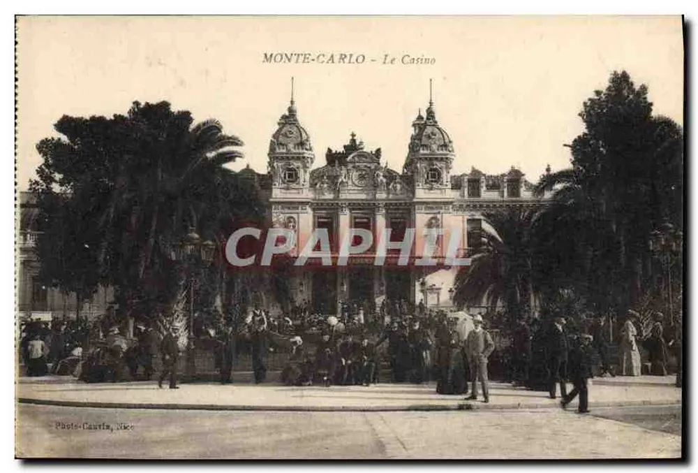 Monte-Carlo - O Casino — Photo-Cauria, Nice - Frente