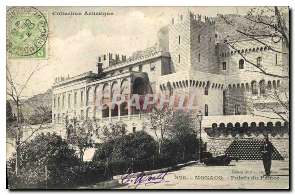 Monaco — Palais du Prince — Édition Giletta, n°828 - Recto