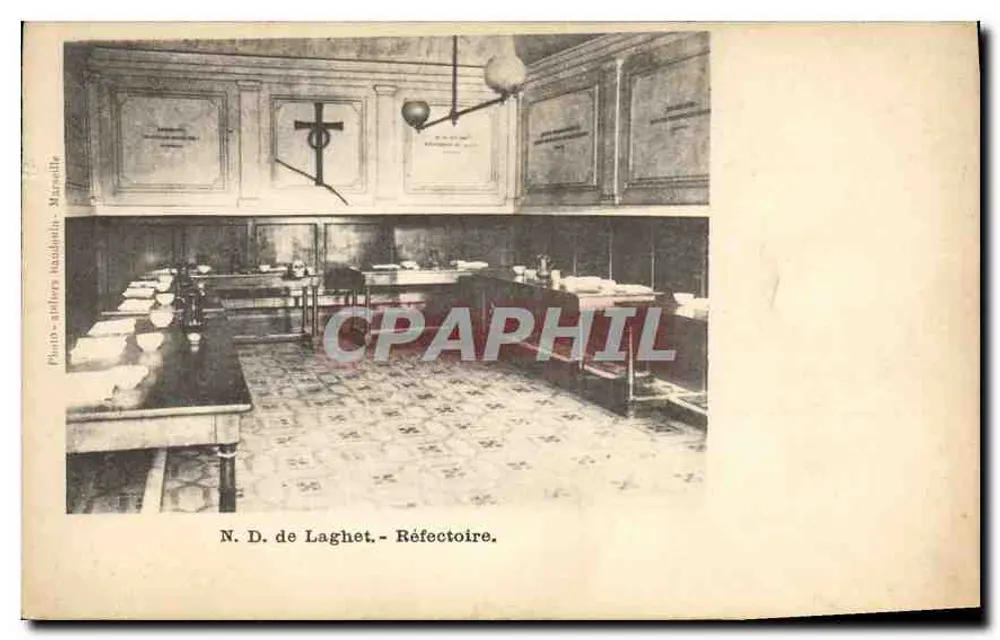 N.D. de Laghet - Refeitório — Foto-Atelier Mazelot, Marselha - Frente