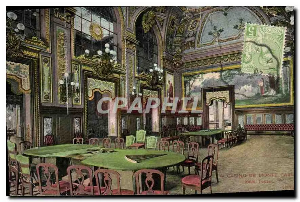 Salle Touzini — Casino de Monte-Carlo — éditeur R. T. P. - Recto