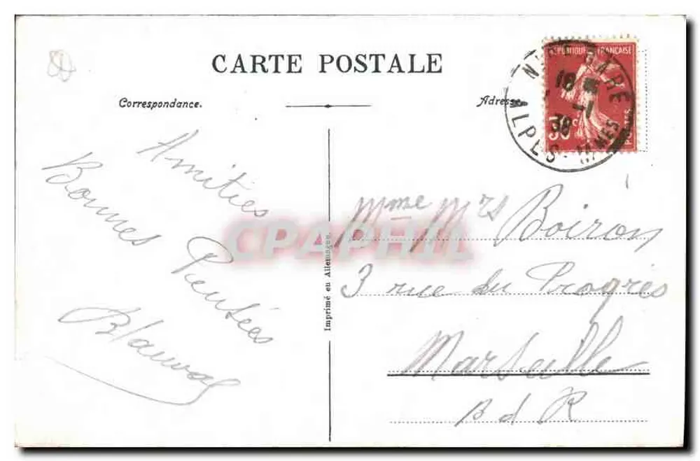 Villefranche-sur-Mer — Vista geral — n°904 - Verso