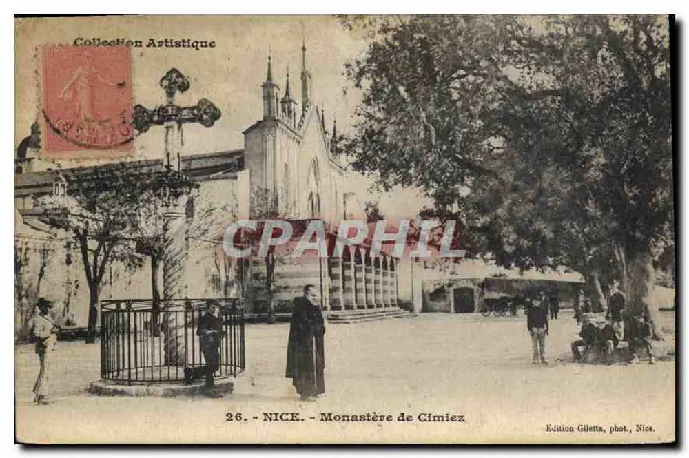Kloster Cimiez — Nice — Édition Giletta, phot. Nice, n°26 - Vorderseite