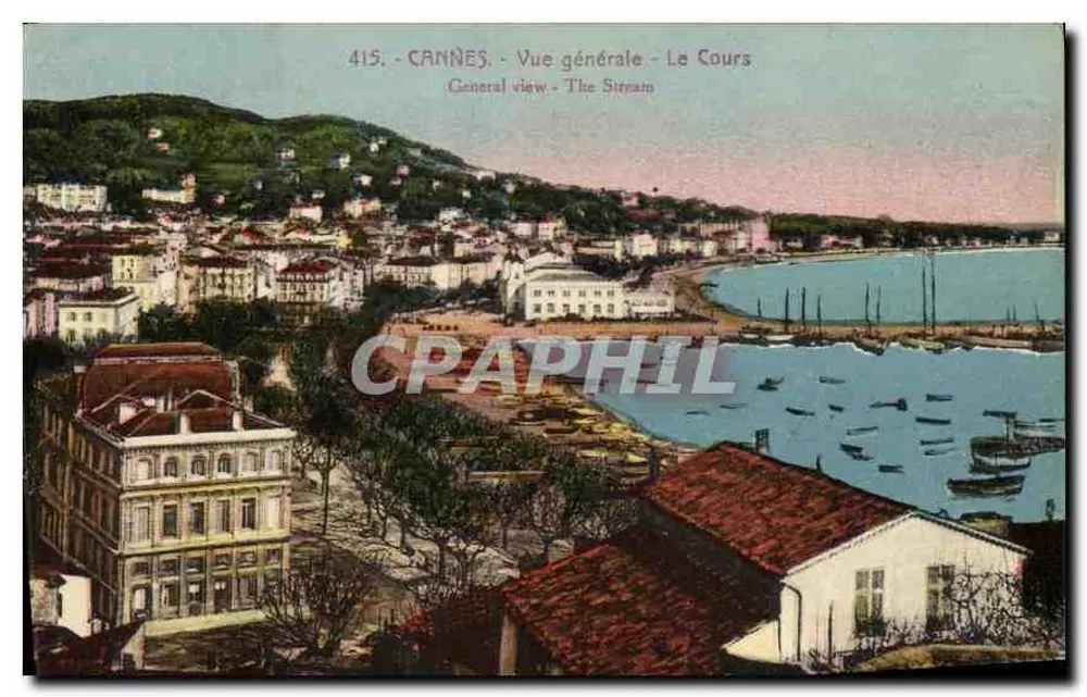 CANNES - Vista geral - O Cours - Frente