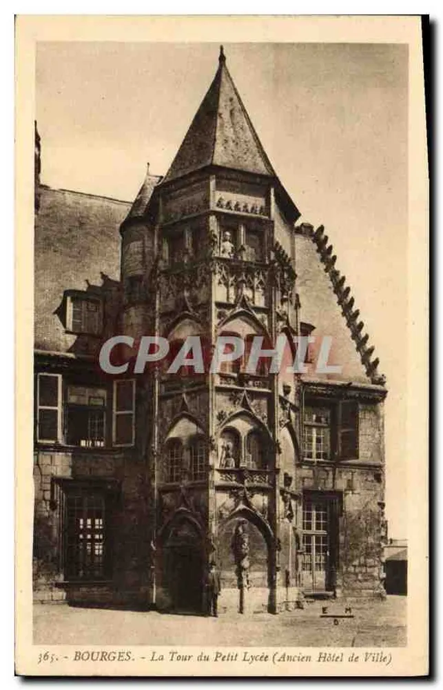Bourges - Ansicht der Petit-Lycée-Turm (Ehemaliges Rathaus) — n°365 - Vorderseite