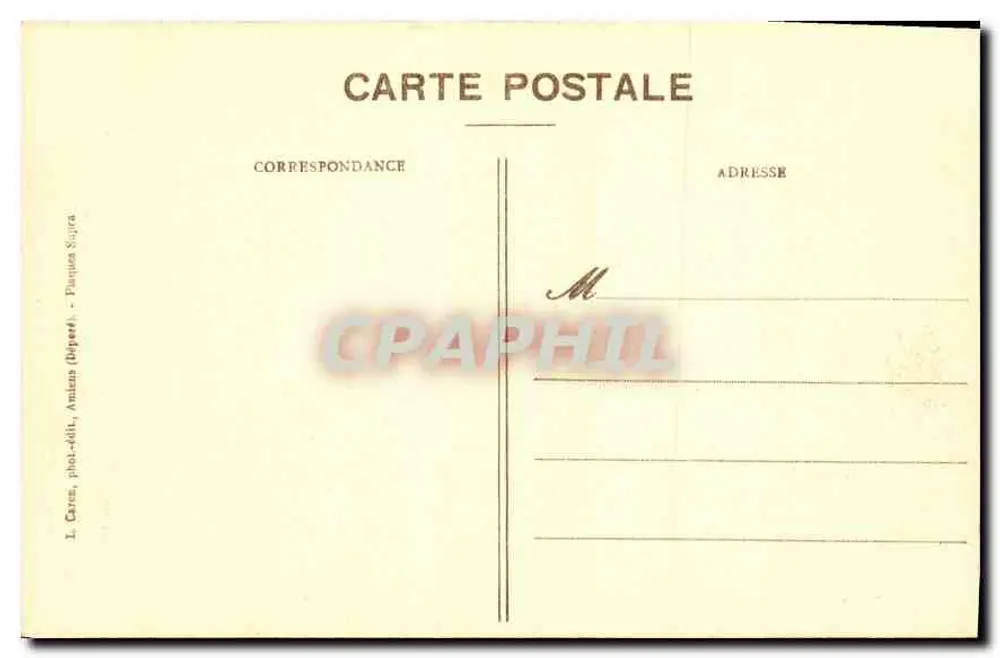 Amiens - Kathedrale - Chorbanken - Die Lehre vom Tod - 8. Serie, Nr. 7 - Rückseite