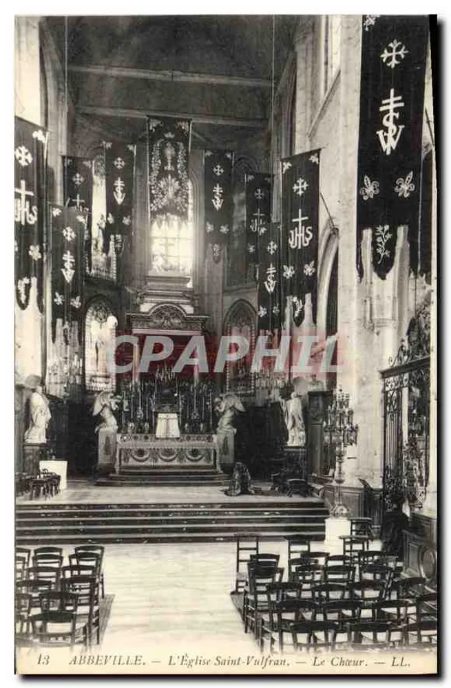 Abbeville — A Igreja de São Vulfrano — O Coro - Frente