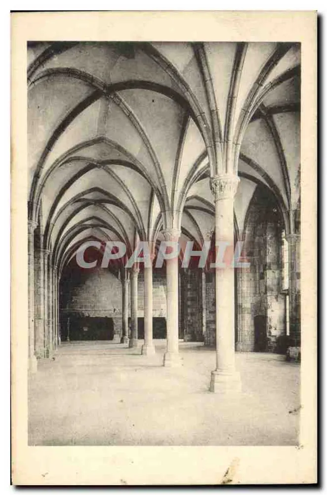 Abbaye du Mont-Saint-Michel — Salle des Hôtes — Édition des Monuments Historiques - Recto
