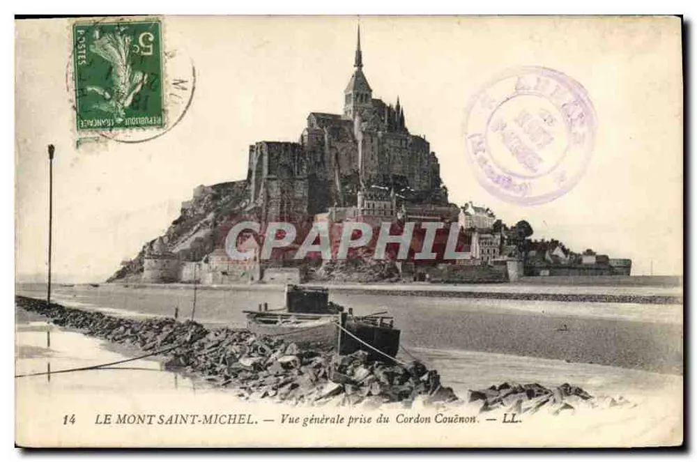 Mont Saint-Michel — Allgemeiner Blick vom Cordon Couënon — LL. - Vorderseite