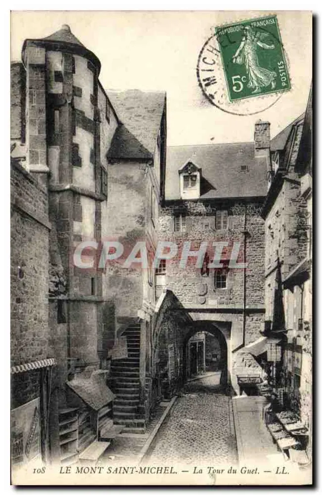 Le Mont Saint-Michel — La Tour du Guel — LL. — Éditeur LL, n° 108 - Recto