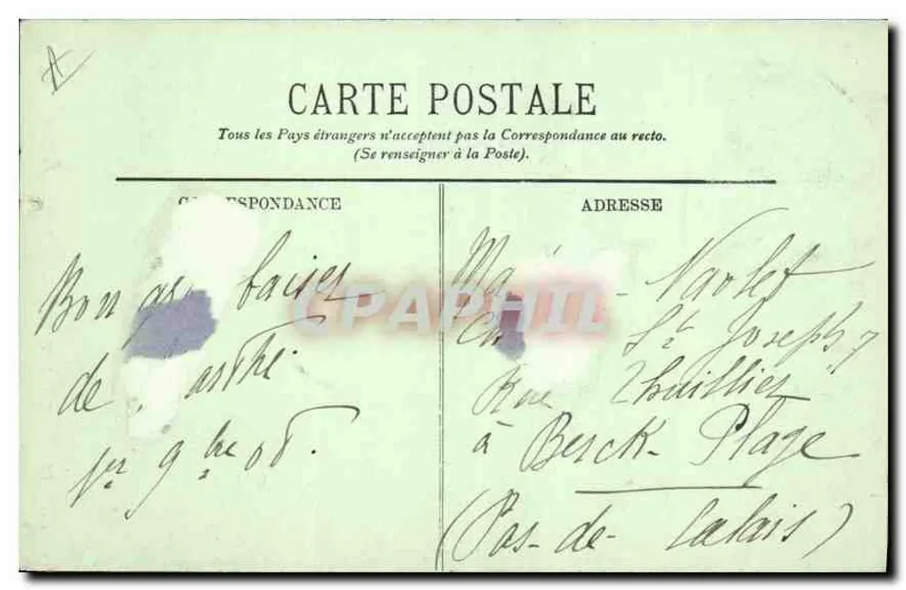 Le Mont Saint-Michel — La Tour du Guel — LL. — Éditeur LL, n° 108 - Verso