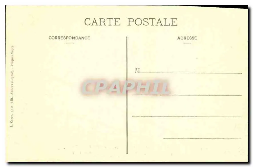 Het Kasteel van de Dood — L'Arromagnat — Serie N° 13 — Uitgever L. Caron, Amiens (Bryeob) - Achterkant