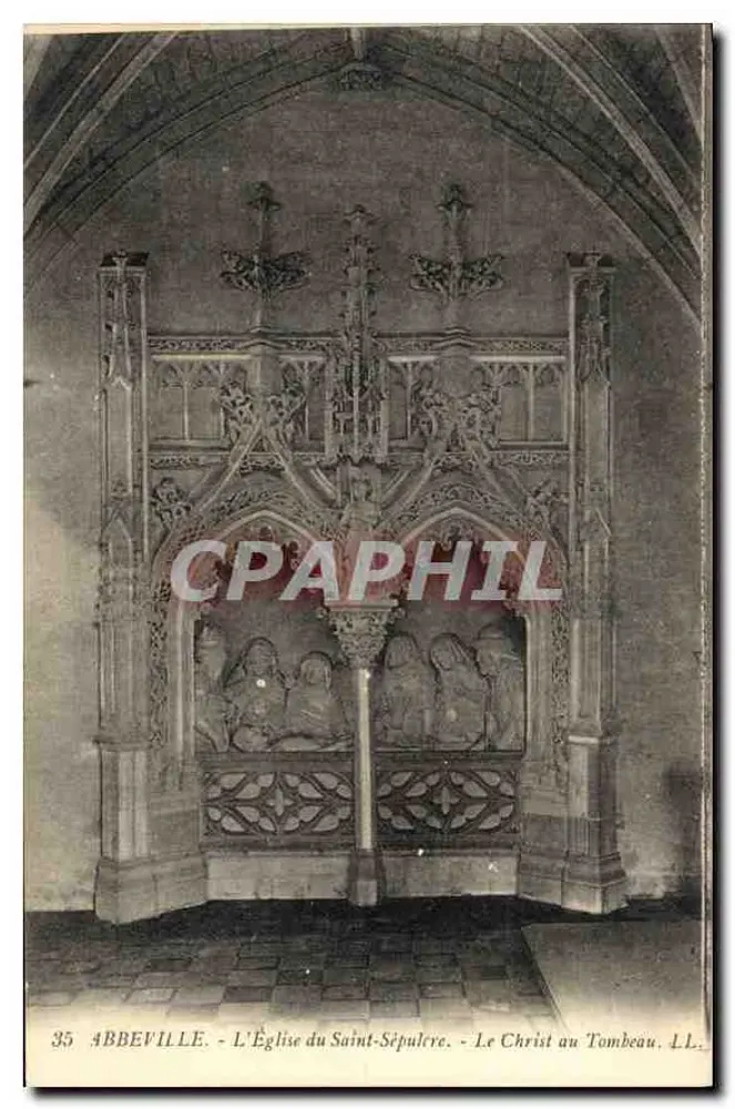 Abbeville - Die Kirche des Heiligen Grabes - Christus am Sarg, L.L. - Vorderseite