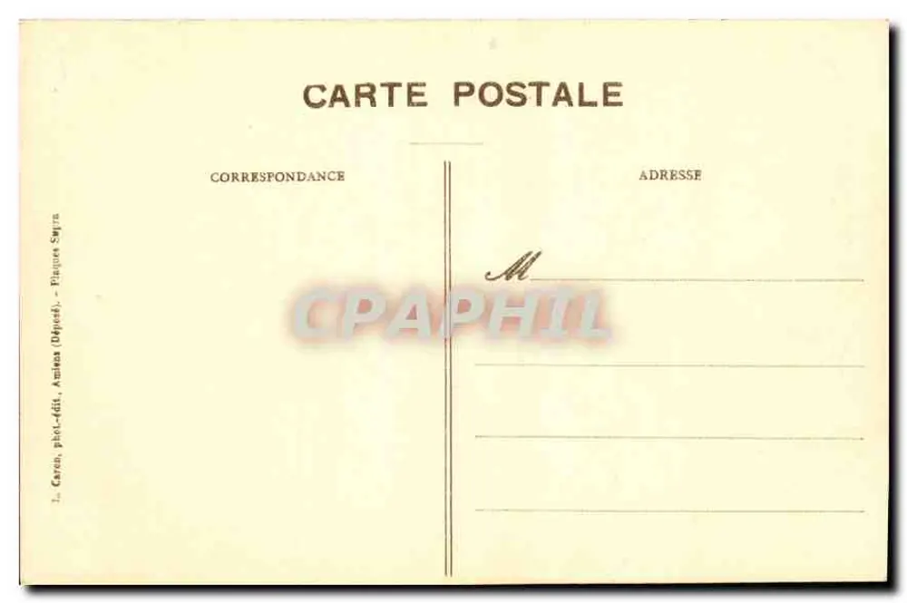 Amiens - Kathedrale - Chorbanken - Die Wut - 5. Serie, N° 3 - Rückseite