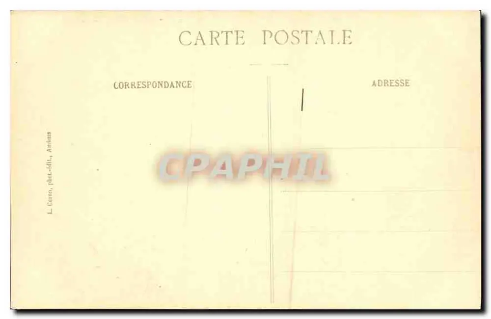 Amiens - Kathedrale - Geschichte des Heiligen Firmin — L. Carro, phot.-edit., Amiens, n°11 - Rückseite