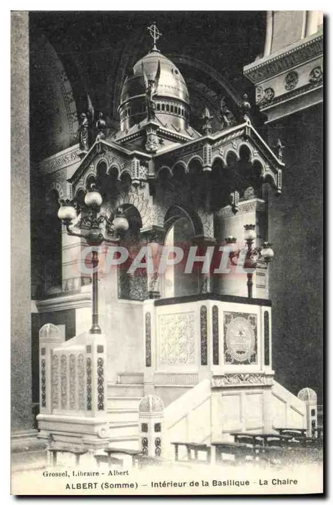 Albert (Somme) — Interior da Basílica — A Cátedra - Frente