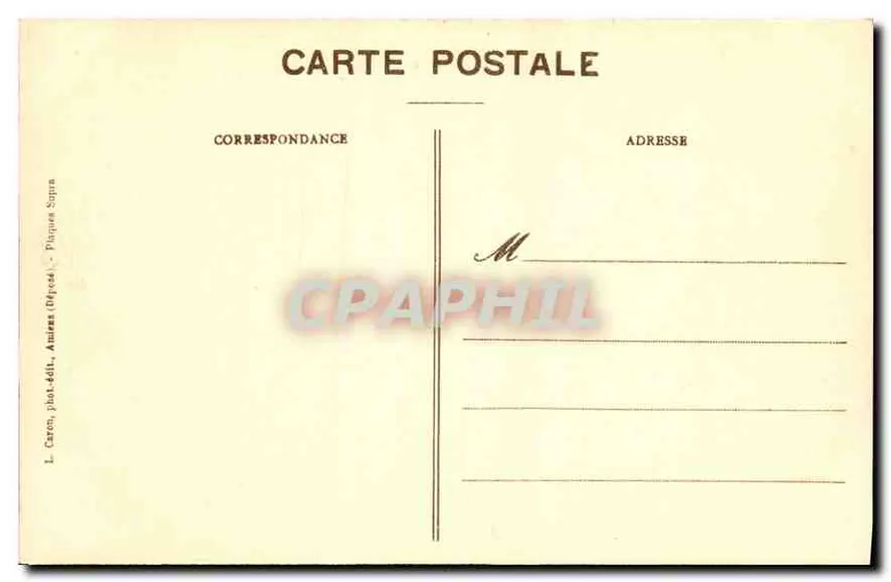 Ein Faulenzer — Ein Läuse — Chorbanken, 5. Serie, N° 9 — Amiens, Kathedrale - Rückseite