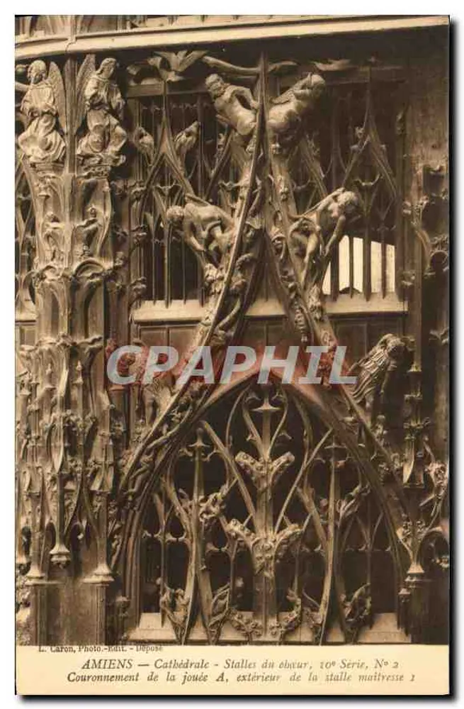 Amiens — Kathedrale — Chorbanken, 10. Serie, Nr. 2 - Vorderseite