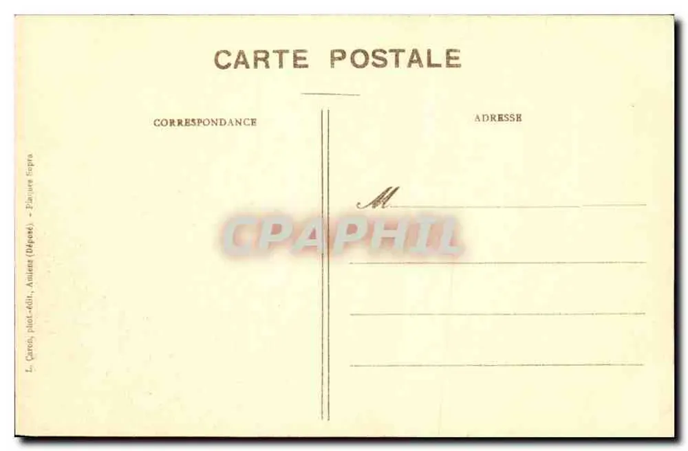 Amiens - Kathedrale - Chorbanken - Ein grinsender Narr - 4. Serie, N° 9 - Rückseite
