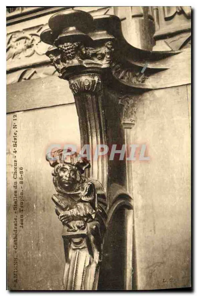 Kathedrale von Limoges — Chorbank — Jean Tumpin, 4. Serie, Nr. 12 - Vorderseite