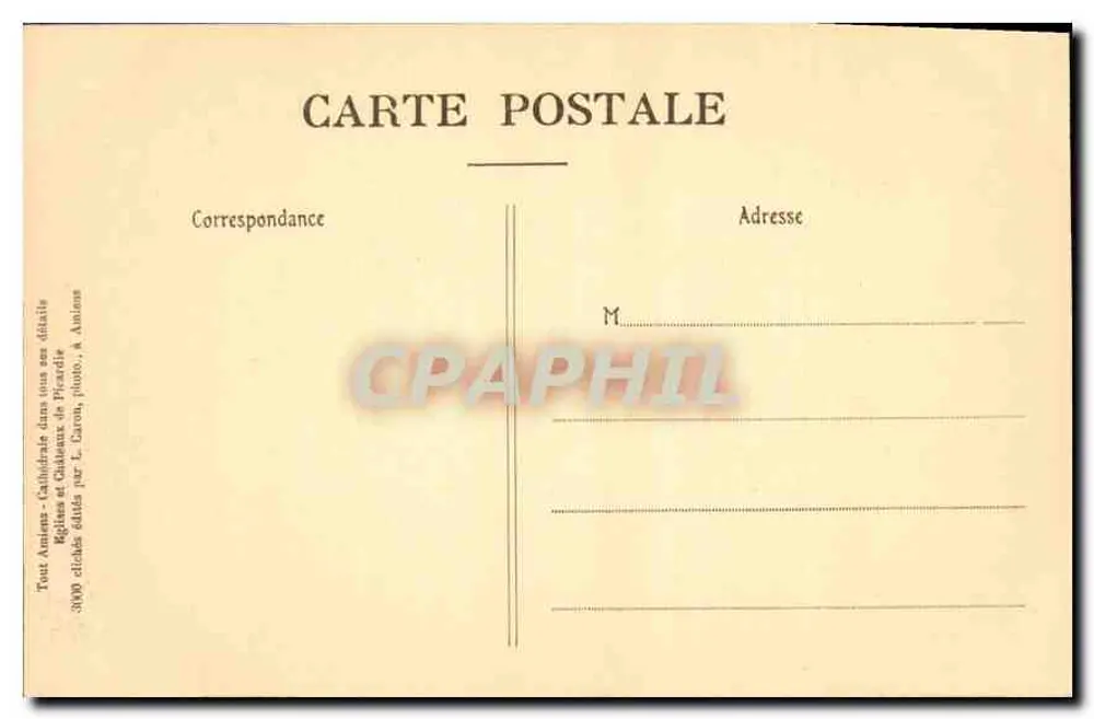 Amiens — Cathédrale — Stalles du Chœur — 1ère Série, No 9 — Frise du Dorsal 85 - Verso