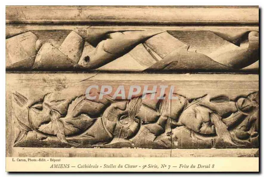 Amiens — Kathedrale — Chorbanken — 9. Serie, Nr. 7 — Fries des Dorsals 8 - Vorderseite