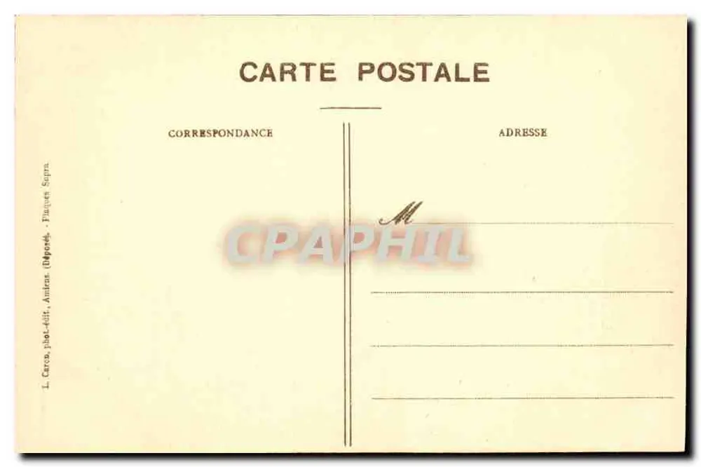 Amiens - Cathédrale - Stalles du Chœur - 5e Série, N° 1 - Verso