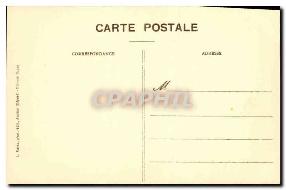 Amiens - Kathedrale - Chorbanken - 5. Serie, N° 2 - Rückseite