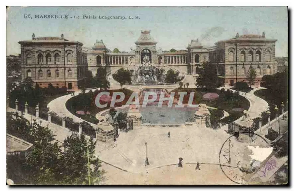 Marselha - O Palácio Longchamp, L. R. - n°126 - Frente